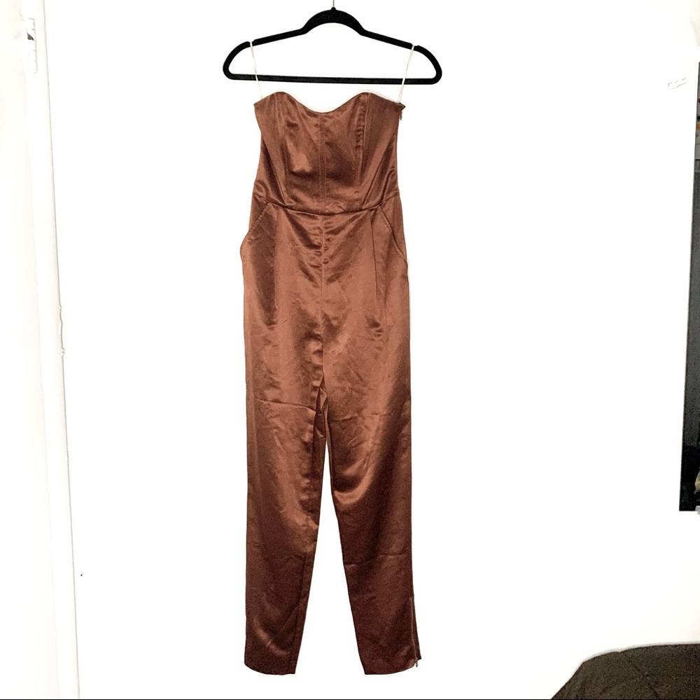 RACHEL Rachel Roy Caramel Jumpsuit
